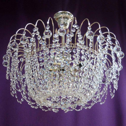 Люстра Акация подвесная шар 30 мм в Подольске Гусь Хрустальный