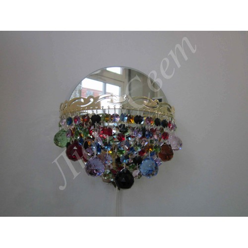 Бра Анжелика Разноцветная в Подольске Гусь Хрустальный