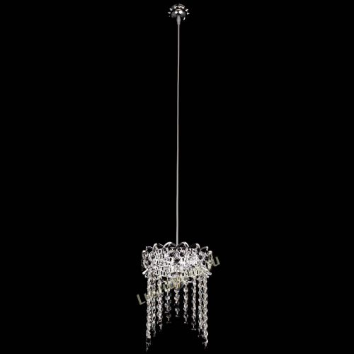 Барная люстра Астра №1 оптикон Черная в Подольске Гусь Хрустальный