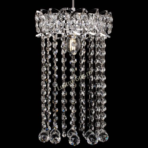 Барная люстра Астра №1 шар 30 длинная в Подольске Гусь Хрустальный