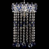 Барная люстра Астра №1 шар 30 длинная Синяя в Подольске Барная люстра Астра №1 шар 30 длинная Синяя в Подольске