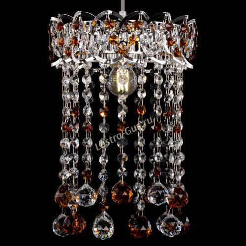 Барная люстра Астра №1 шар 30 чайная в Подольске Гусь Хрустальный