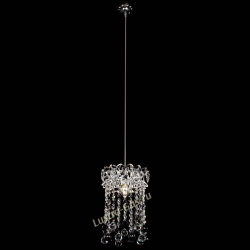 Барная люстра Астра №1 шар 30 черная в Подольске Гусь Хрустальный