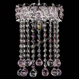 Барная люстра Астра №1 шар 30 розовая в Подольске