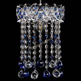 Барная люстра Астра №1 шар 30 синяя в Подольске