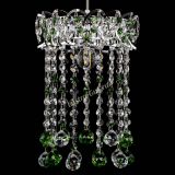 Барная люстра Астра №1 шар 30 зеленая в Подольске