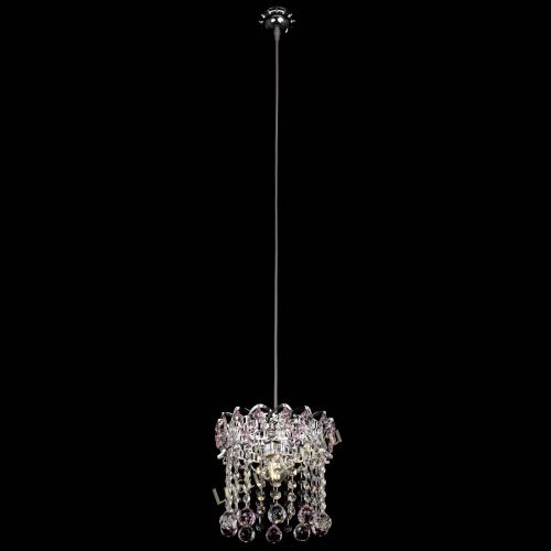 Барная люстра Астра №1 шар розовый в Подольске Гусь Хрустальный