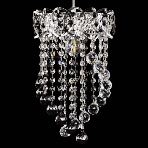 Барная люстра Астра №1 Сигма черная в Подольске Гусь Хрустальный