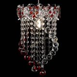 Барная люстра Астра №1 Сигма красная в Подольске