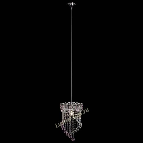 Барная люстра Астра №1 Сигма розовая в Подольске Гусь Хрустальный