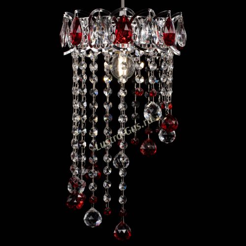 Барная люстра Астра №1 винтаж Красная в Подольске Гусь Хрустальный