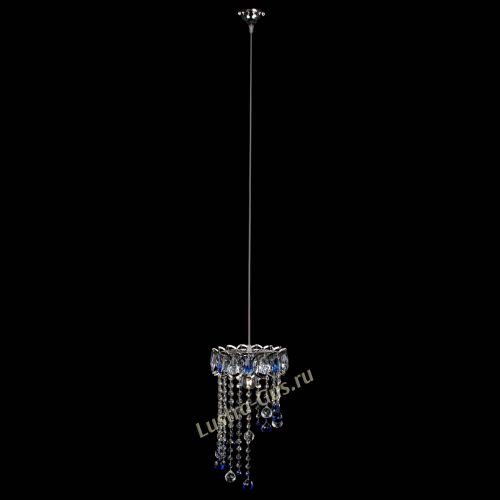 Барная люстра Астра №1 винтаж Синяя в Подольске Гусь Хрустальный