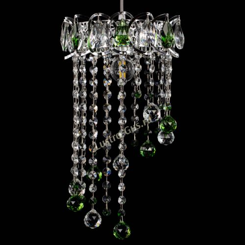 Барная люстра Астра №1 винтаж Зеленая в Подольске Гусь Хрустальный