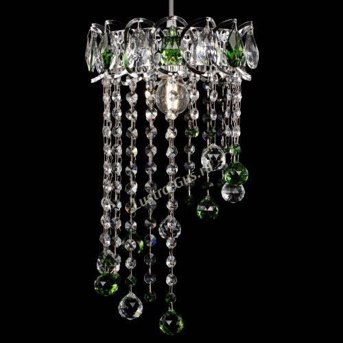 Барная люстра Астра №1 винтаж Зеленая в Подольске Гусь Хрустальный