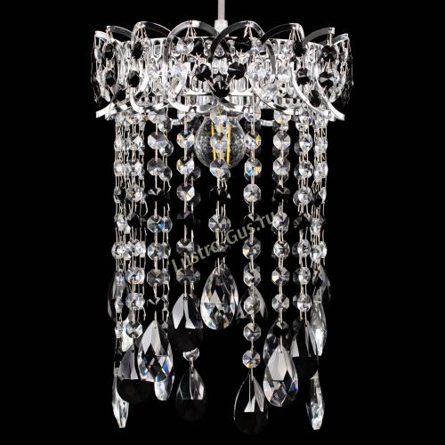 Барная люстра Астра №1 журавлик Черная в Подольске Гусь Хрустальный