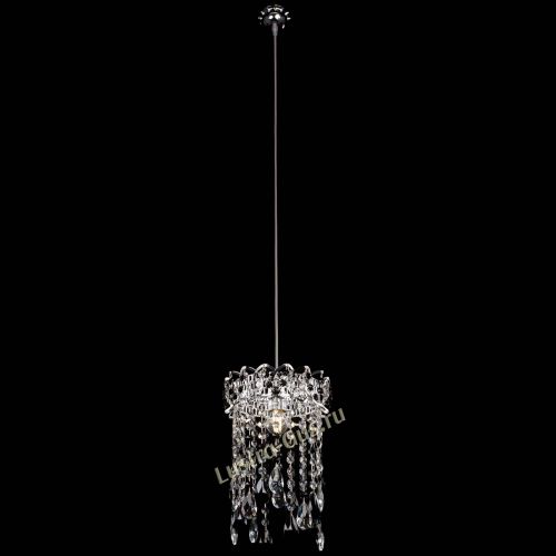 Барная люстра Астра №1 журавлик Черная в Подольске Гусь Хрустальный