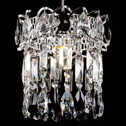 Барная люстра Астра №1 черная в Подольске Гусь Хрустальный