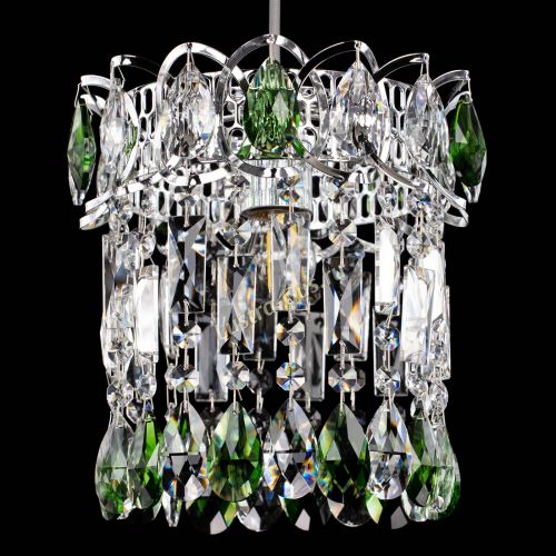 Барная люстра Астра №1 зеленая в Подольске Гусь Хрустальный