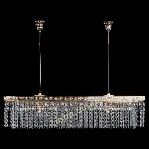 Барная люстра Прямоугольник №4 Антик в Подольске Гусь Хрустальный