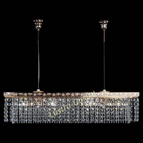 Барная люстра Прямоугольник №4 Антик в Подольске Гусь Хрустальный