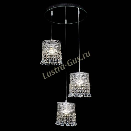 Барная люстра Восток №3 с зеркалом в Подольске Гусь Хрустальный