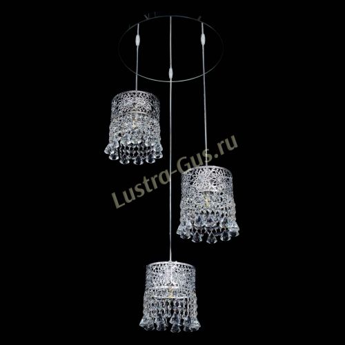 Барная люстра Восток №3 с зеркалом в Подольске Гусь Хрустальный