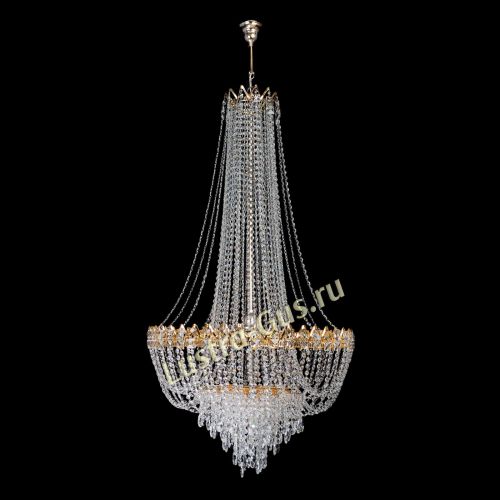 Люстра Екатерина большая с подвесом в Подольске Гусь Хрустальный
