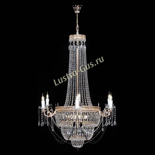 Люстра Елизавета Венеция черная в Подольске Гусь Хрустальный