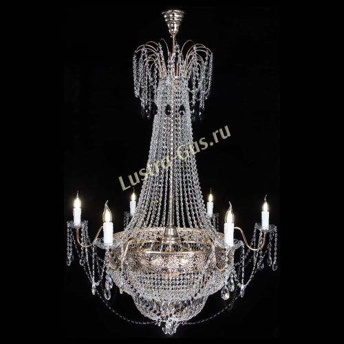 Люстра Елизавета Восток черная в Подольске Гусь Хрустальный