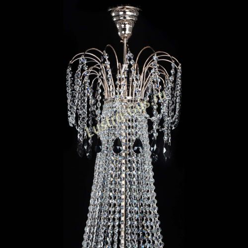 Люстра Елизавета Восток черная в Подольске Гусь Хрустальный