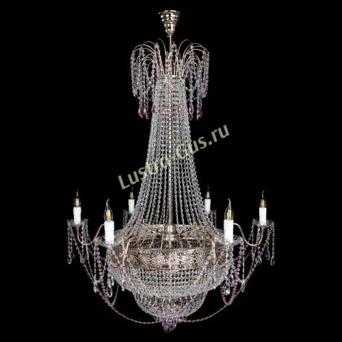 Люстра Елизавета Восток розовая в Подольске Гусь Хрустальный
