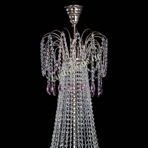 Люстра Елизавета Восток розовая в Подольске Гусь Хрустальный