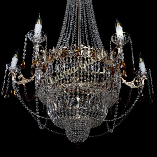 Люстра Елизавета чайная в Подольске Гусь Хрустальный