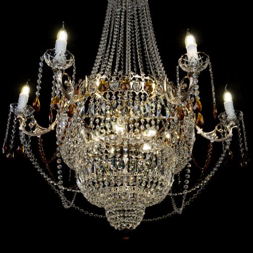 Люстра Елизавета чайная в Подольске Гусь Хрустальный