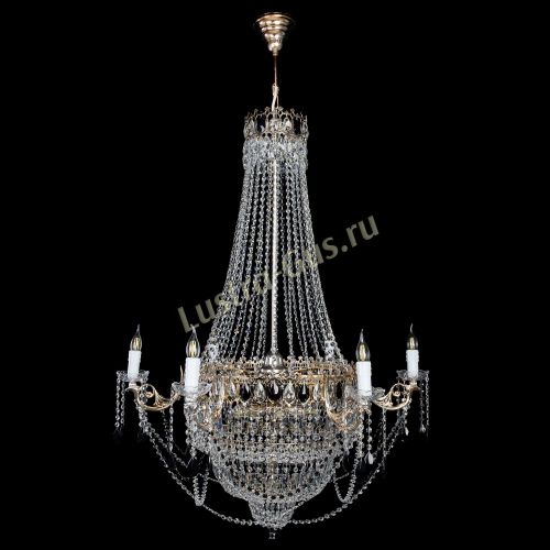 Люстра Елизавета черная в Подольске Гусь Хрустальный