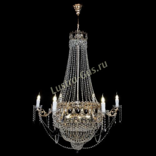 Люстра Елизавета черная в Подольске Гусь Хрустальный