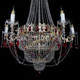Люстра Елизавета красная в Подольске