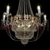 Люстра Елизавета красная в Подольске