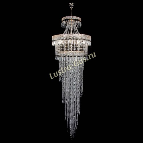 Люстра Флоренция Водопад №8 черная в Подольске Гусь Хрустальный