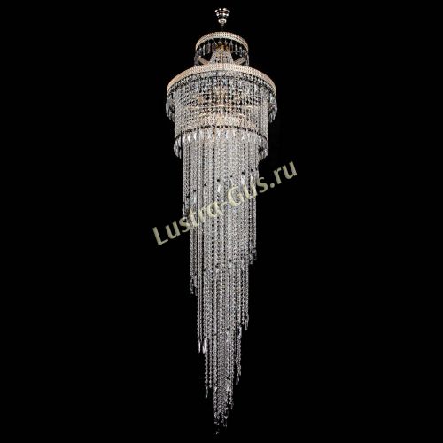Люстра Флоренция Водопад №8 черная в Подольске Гусь Хрустальный