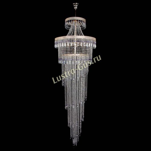 Люстра Флоренция Водопад №8 фиолетовая в Подольске Гусь Хрустальный