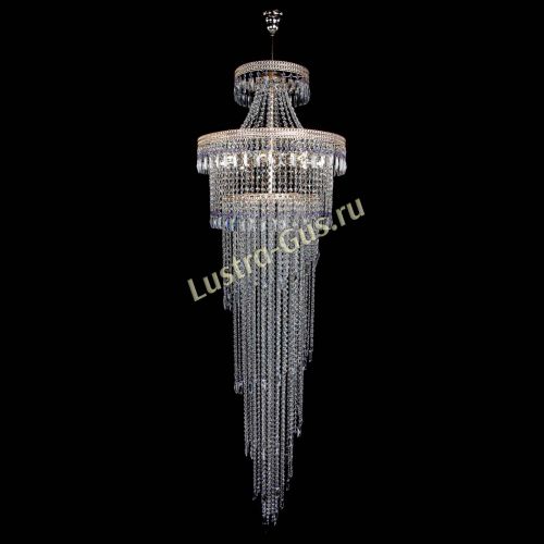 Люстра Флоренция Водопад №8 фиолетовая в Подольске Гусь Хрустальный