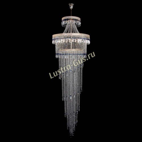 Люстра Флоренция Водопад №8 синяя в Подольске Гусь Хрустальный