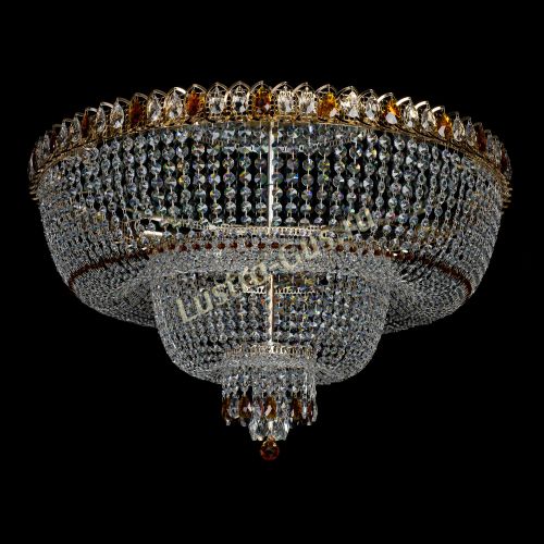 Большая люстра Хрустальный Каскад Дворцовый чайный в Подольске Гусь Хрустальный