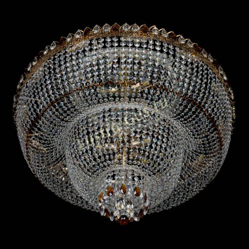 Большая люстра Хрустальный Каскад Дворцовый чайный в Подольске Гусь Хрустальный