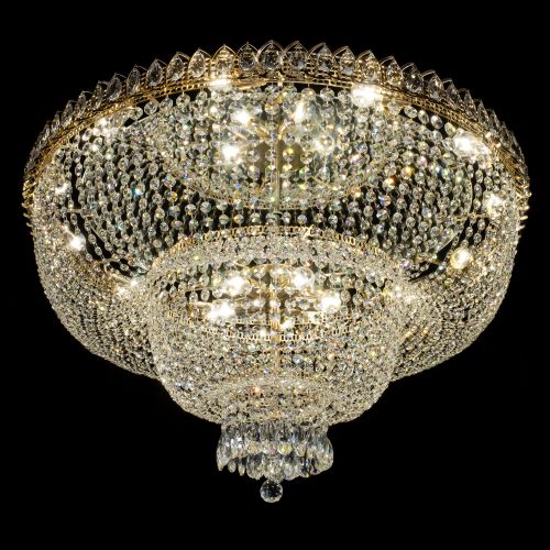 Люстра Хрустальный Каскад Дворцовый в Подольске Гусь Хрустальный