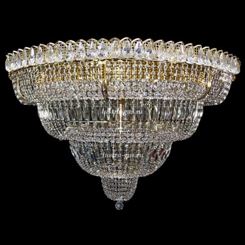 Люстра Хрустальный Водопад 17 ламп в Подольске Гусь Хрустальный