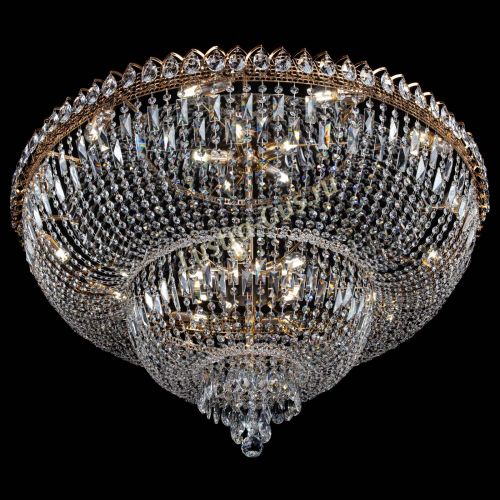 Люстра Хрустальный Каскад №17 с пластинками в Подольске Гусь Хрустальный