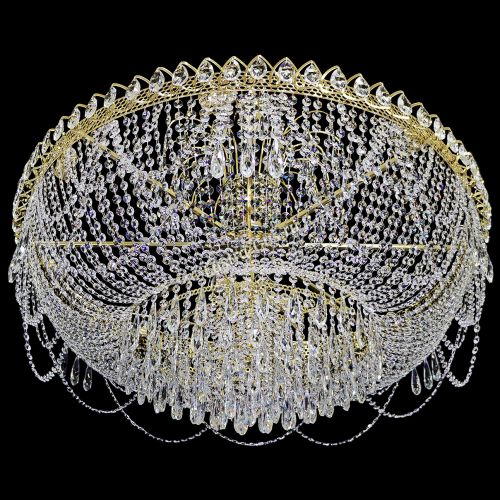 Люстра Хрустальный Каскад №12 Королевский в Подольске Гусь Хрустальный