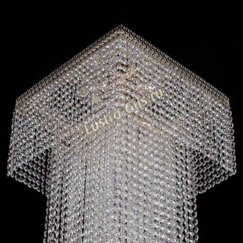 Люстра Колонна Квадрат Длинный в Подольске Гусь Хрустальный